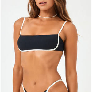 L*Space Ribbed Hazel Bikini Top S